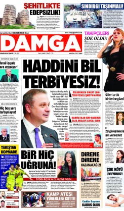 DAMGA 4 Kasım Salı Sayfaları