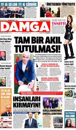 DAMGA 5 Kasım Çarşamba Sayfaları