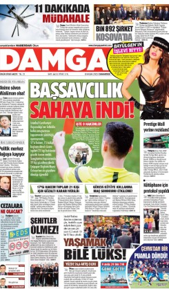 DAMGA 8 Kasım Cumartesi Sayfaları