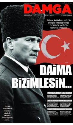 DAMGA 10 Kasım Pazartesi Sayfaları