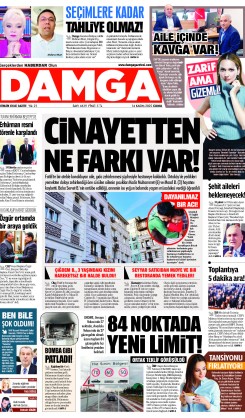 DAMGA 14 Kasım Cuma Sayfaları