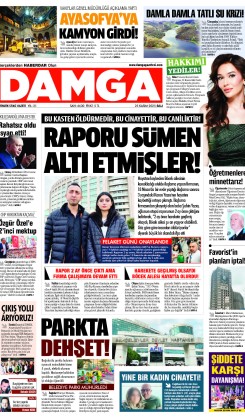 DAMGA 25 Kasım Salı Sayfaları
