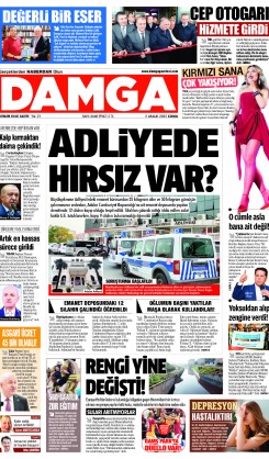 DAMGA 5 Aralık Cuma Sayfaları