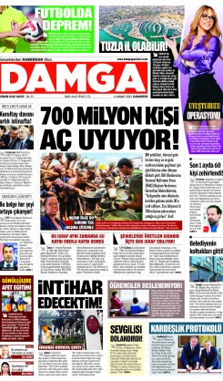 DAMGA 6 Aralık Cumartesi Sayfaları