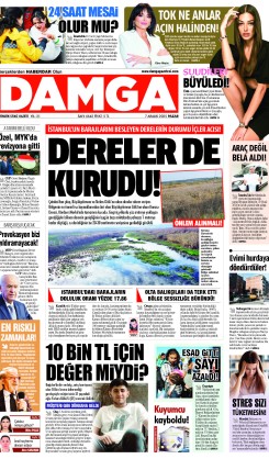 DAMGA 7 Aralık Pazar Sayfaları