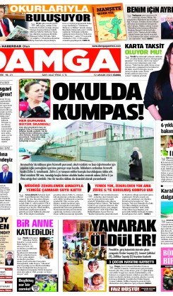 DAMGA 12 Aralık  Cuma Sayfaları