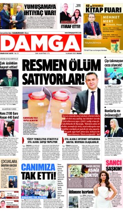 DAMGA 14 Aralık Pazar Sayfaları
