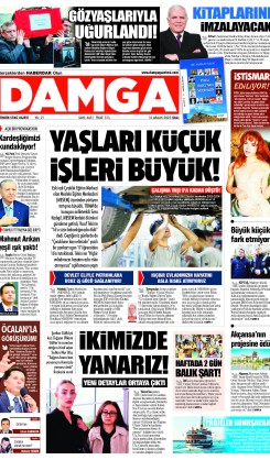 DAMGA 16 Aralık Salı Sayfaları