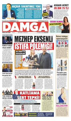 DAMGA 24 Aralık Çarşamba Sayfaları