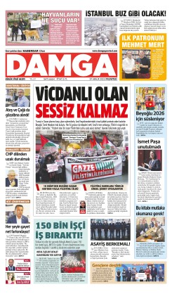 DAMGA 29 Aralık Pazartesi Sayfaları