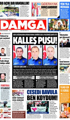 DAMGA 30 Aralık Salı Sayfaları