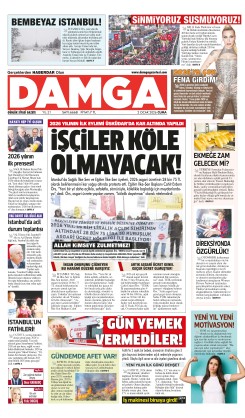 DAMGA 2 Ocak Cuma Sayfaları
