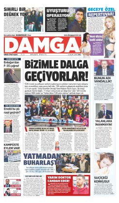 DAMGA 6 Ocak Salı Sayfaları