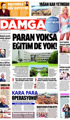 DAMGA 7 Ocak Çarşamba Sayfaları