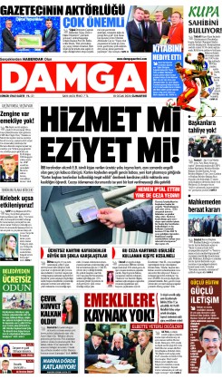 DAMGA 10 Ocak Cumartesi Sayfaları