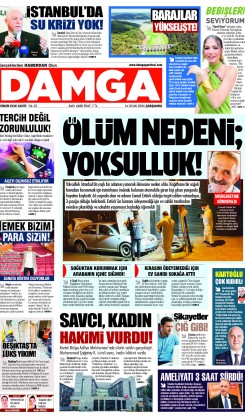 DAMGA 14 Ocak Çarşamba Sayfaları