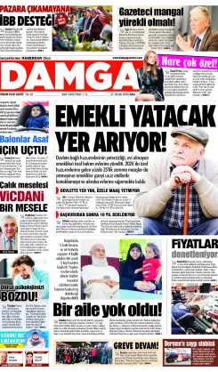 DAMGA 27 Ocak Salı Sayfaları
