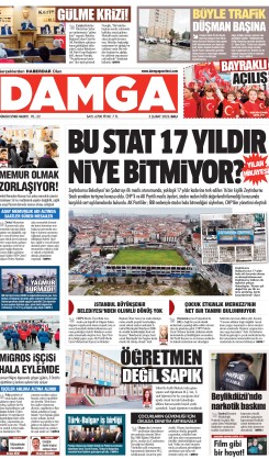 DAMGA 3 Şubat Salı Sayfaları