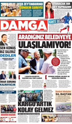 DAMGA 5 Şubat Perşembe Sayfaları