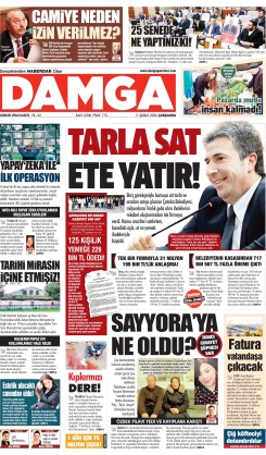 DAMGA 11 Şubat Çarşamba Sayfaları