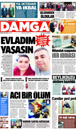 DAMGA 15 Şubat Pazar Sayfaları