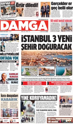 DAMGA 6 Mart Cuma Sayfaları