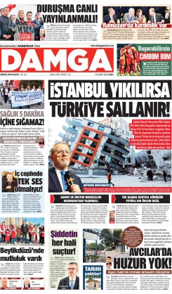 DAMGA 10 Mart Salı Sayfaları