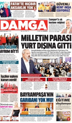 DAMGA 16 Mart Pazartesi Sayfaları