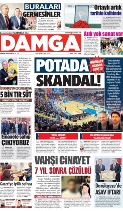 DAMGA 17 Mart Salı Sayfaları