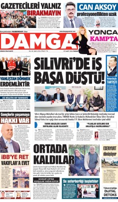 DAMGA 29 Mart Pazar Sayfaları