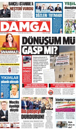 DAMGA 7 Nisan Salı Sayfaları