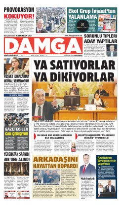 DAMGA 8 Nisan Çarşamba Sayfaları