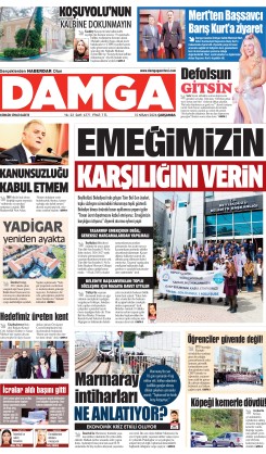 DAMGA 15 Nisan Çarşamba Sayfaları