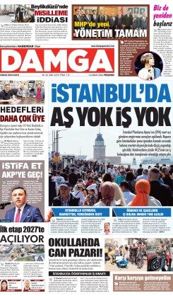 DAMGA 16 Nisan Perşembe Sayfaları