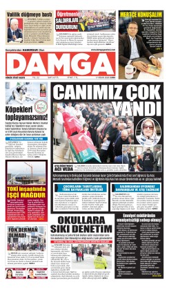 DAMGA 17 Nisan Cuma Sayfaları