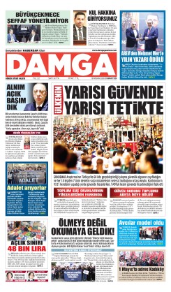 DAMGA 18 Nisan Cumartesi Sayfaları