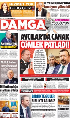 DAMGA 6 Mayıs Çarşamba Sayfaları