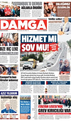 DAMGA 7 Mayıs Perşembe Sayfaları