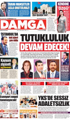 DAMGA 15 Mayıs Cuma Sayfaları