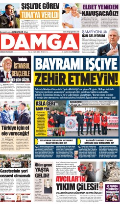 DAMGA 21 Mayıs Perşembe Sayfaları