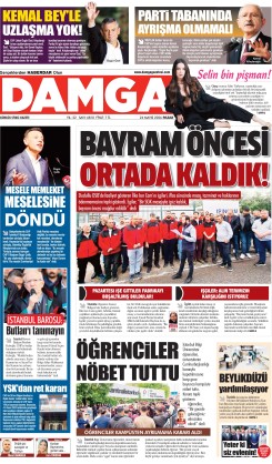 DAMGA 24 Mayıs Pazar Sayfaları
