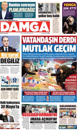 DAMGA 26 Mayıs Salı Sayfaları
