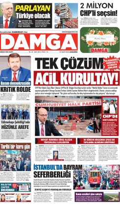 DAMGA 27 Mayıs Çarşamba Sayfaları