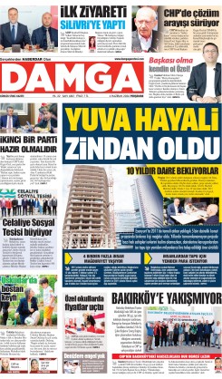 DAMGA 4 Haziran Perşembe Sayfaları