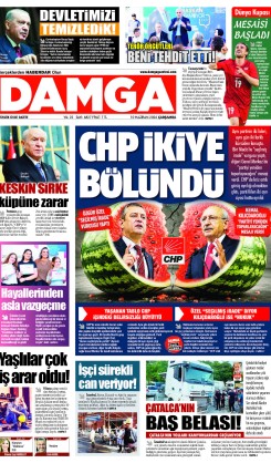 DAMGA 10 Haziran Çarşamba Sayfaları
