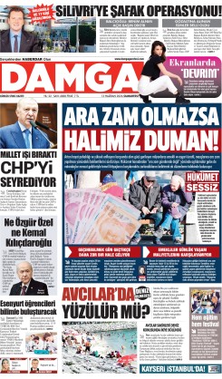 DAMGA 13 Haziran Cumartesi Sayfaları