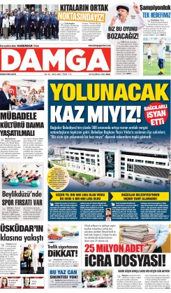 DAMGA 30 Haziran Salı Sayfaları