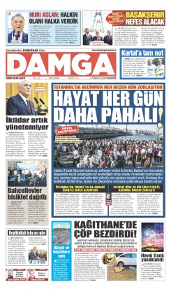 DAMGA 2 Temmuz Perşembe Sayfaları