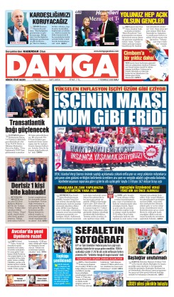 DAMGA 7 Temmuz Salı Sayfaları