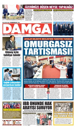 DAMGA 9 Temmuz Perşembe Sayfaları